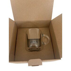Nespresso Glass Espresso Cup & Saucer Set
